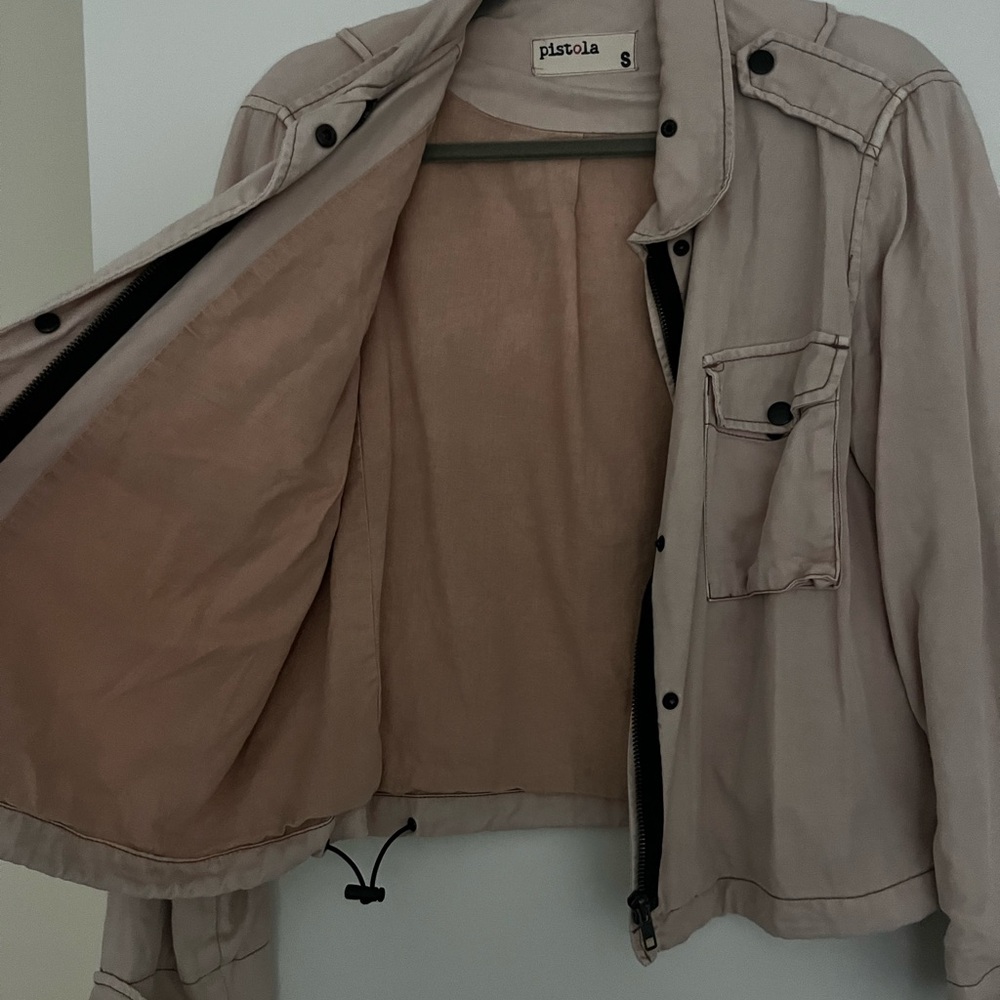 Pistola Women's Light Tan Shirt Jacket